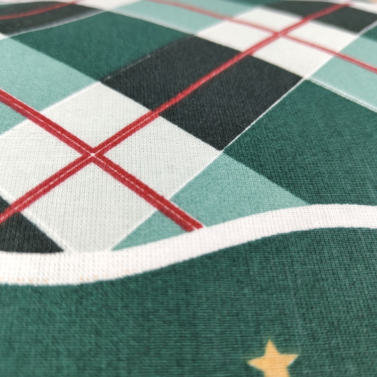 faktura Pościel Świąteczna bawełniana z płótna 160- Piernikowe domki